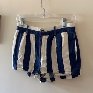 Dark blue stripped shorts